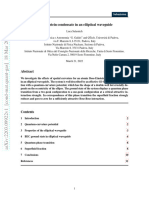 Bose-Einstein Condensate in An Elliptical Waveguide: Scipost Physics Submission