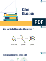 AIU - Color Reaction of Proteins Section