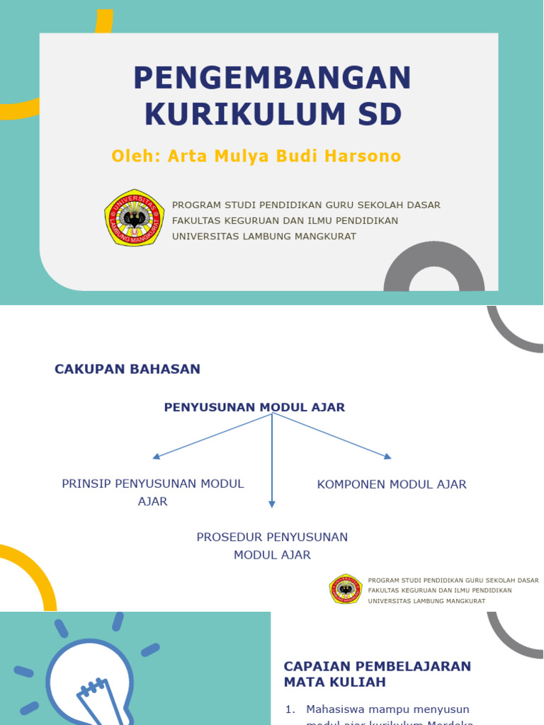 Penyusunan Modul Ajar Kurikulum Merdeka | PDF | Karier & Perkembangan