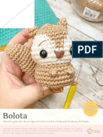 Receita Gratuita Esquilo Bolota Linhas de Algodão 231127 205702