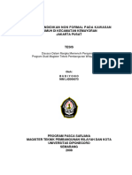 Sistem Pendidikan Non Formal Pada Kawasan Kumuh Di Kecamatan Kemayoran Jakarta Pusat