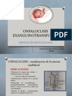 Onfaloclisis Exanguinotransfusion