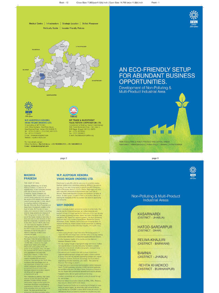 New Industrial Area Brochure - 1 | PDF