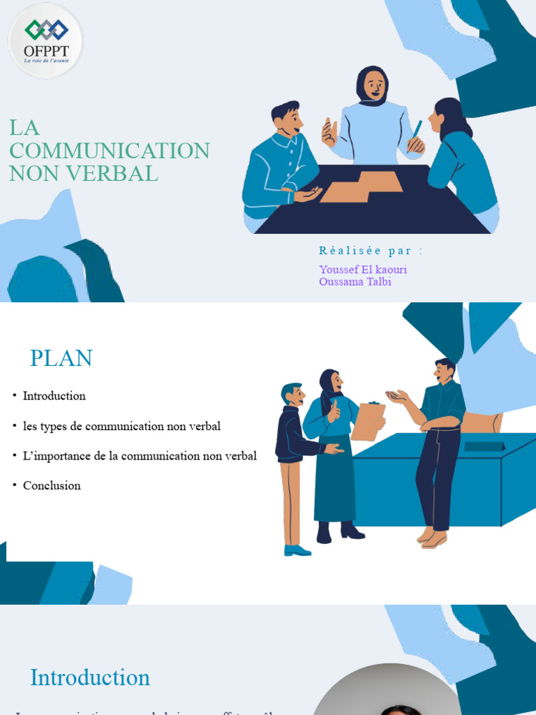 Importance de la Communication Non Verbale | PDF | la communication ...