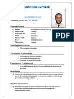 CURRICULUM VITAE Pedro