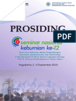 Prosiding Seminar Nasional Kebumian Ke-12 Teknik Geologi UGM