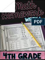 Math Homework - Week 1