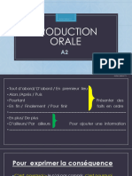 A2 - Production Orale