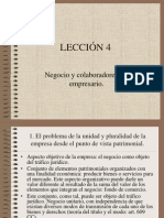 LECCION 4. Negocio y Colaboradores Del Rio