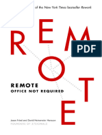Remote Office Not R by Jason Fried David H B.indonesia