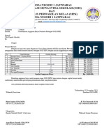 Surat Anggaran Penataan Ruangan Osis