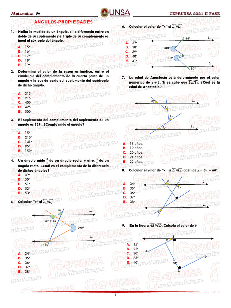 Matematica 4 Pdf Triángulo Geometría Elemental