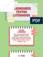 Flashcards Eje Literario