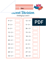 Sweet Division Worksheet