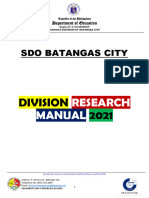 Sdo Bats City Research Manual 2021