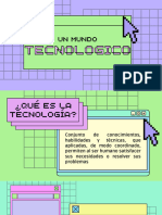 Presentación Tecnología Digital Aesthetic Amarillo Neón