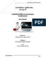 L14 Estructuras Condicionales