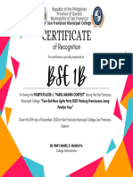 Black and Gold Luxury Achievement Certificate