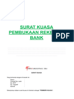 Surat Kuasa Pembukaan Rekening Bank