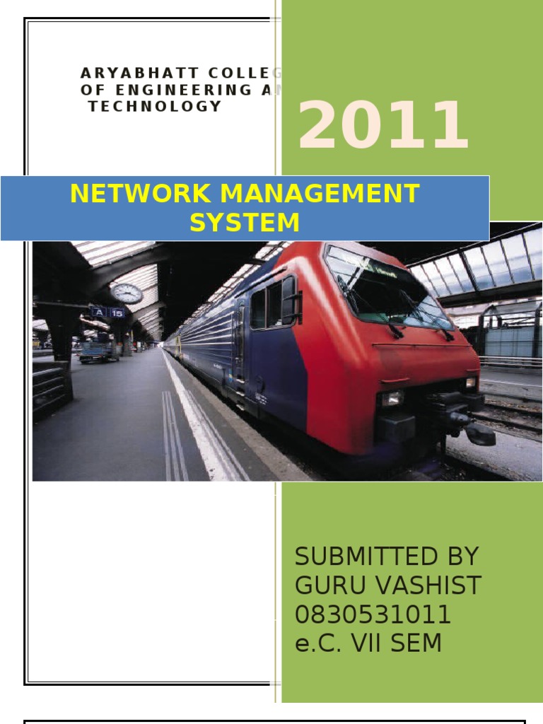 Indian Railways Network Management Overview | PDF | Network Switch ...