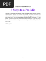 7 Steps To A Pro Mix Guide