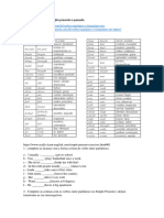 Revisão Verbos Irregulares em Inglês Presente e Passado