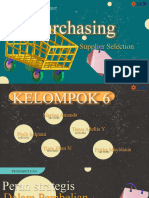 Purchasing & Supplier Selection - SCM - Kelompok 6 - 3LC