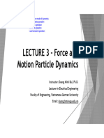 ECE2023-Lecture 3-Force and Motion Particle Dynamics-B&W