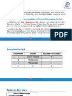 Selection Sort: Proses Pengurutan Dengan Metode Seleksi /selection Sort Sebagai Berikut