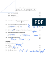 9 Math June Paper 1 Prep