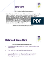 BSC - Balanced Score Card