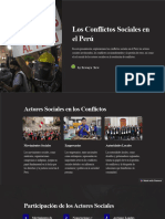 Los Conflictos Sociales en El Peru