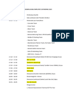 Rundown Acara Employee Gathering 2023