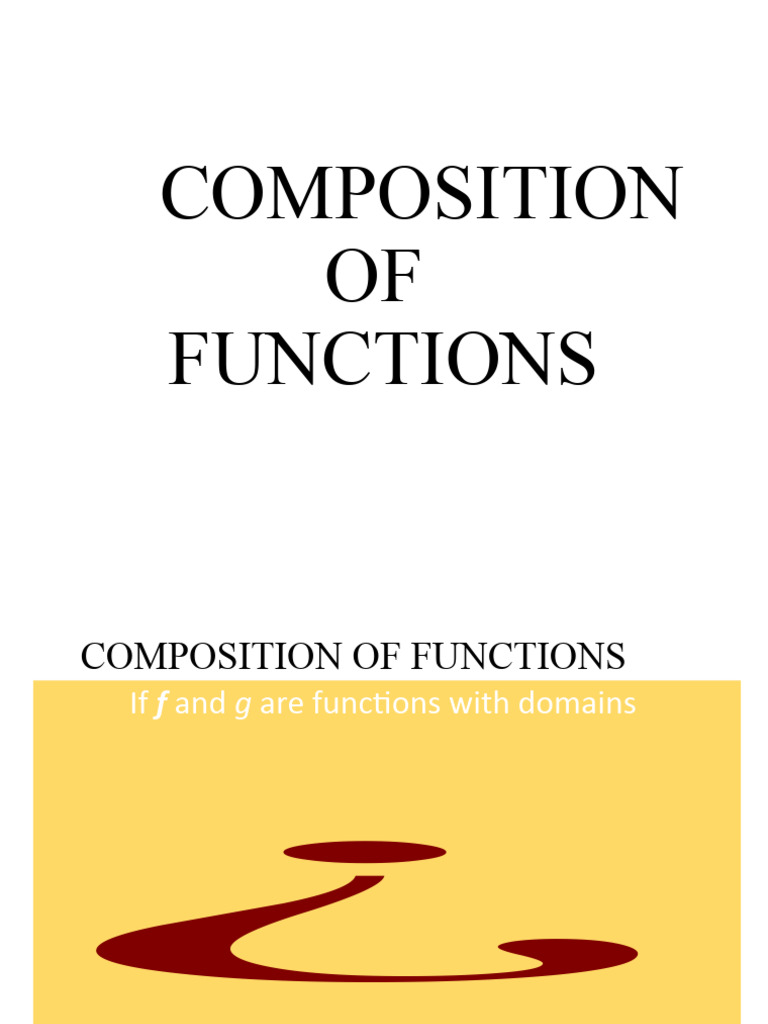 Composition of Function | PDF