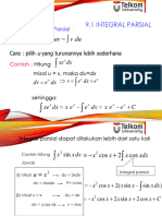 (Sub Pokok Bahasan 1) Integral Parsial Dan Integral Fungsi Trigonometri