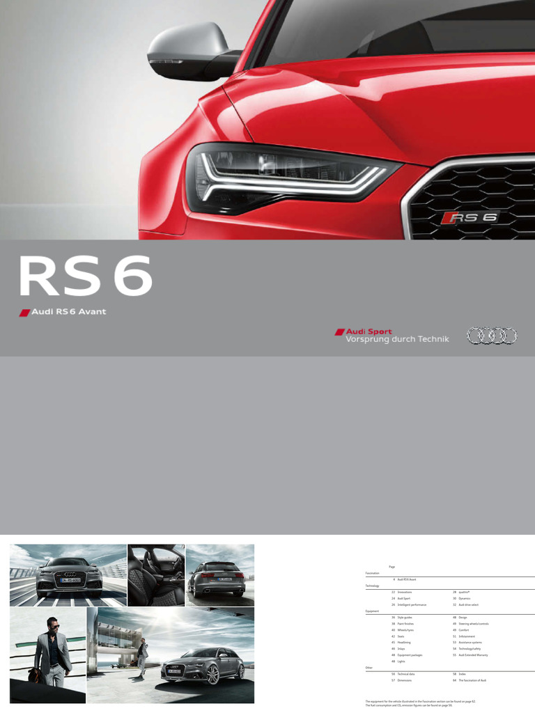 rs6 Katalog | PDF | Audi | Brake