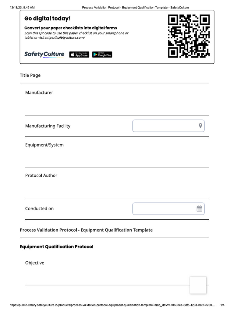 Process Validation Equipment Qualification PDF