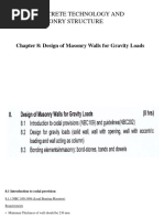 Chapter8-Design of Masonry Walls For Gravity Loads