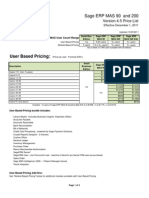 MAS90 Price List December 2011