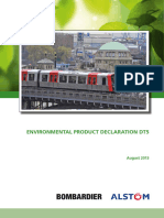 Alstom dt5 Metro Hamburg - Environmental Product Declaration - Aug 2013