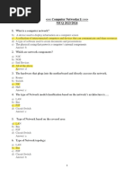 Computer Networks 1 MCQ CCE 23 24