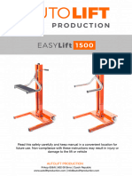 EasyLift 1500 User Manual