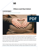 Doa-Doa Yang Dibaca Saat Bayi Dalam Kandungan - NU Online