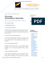 Konsep Akreditasi Sekolah - AKHMAD SUDRAJAT