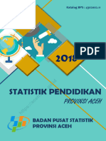 Statistik Pendidikan Provinsi Aceh 2018 PDF