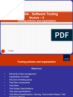 ITE 2004-Software Testing: Module - 6