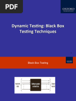 Dynamic Testing: Black Box Testing Techniques