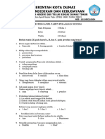 Soal Ujian Tema 1 Kelas 2B