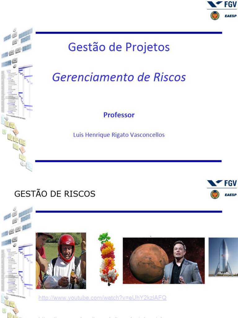 Gestão de Riscos em Projetos | PDF | Risco | Tempo