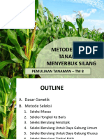 Pemuliaan Tanaman 8 9 Metode Seleksi Menyerbuk Silang